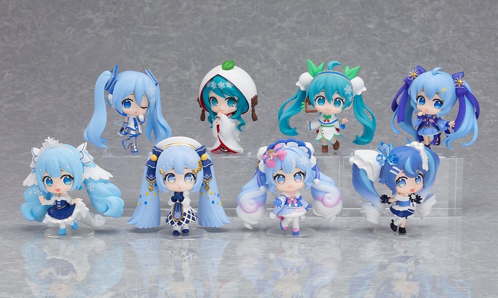 Character Vocal Series 01 Hatsune Miku Snow Miku All Stars Figure Collection Vol. 2 Minifigur Blind Box Sortiment