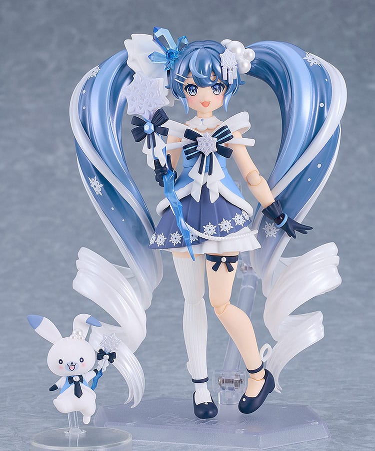 Character Vocal Series 01 Hatsune Miku Snow Miku Crystal Snow Ver. Figma Actionfigur