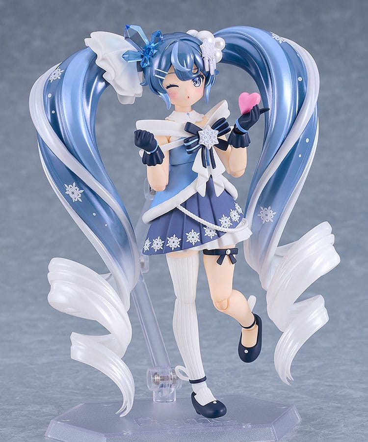 Character Vocal Series 01 Hatsune Miku Snow Miku Crystal Snow Ver. Figma Actionfigur