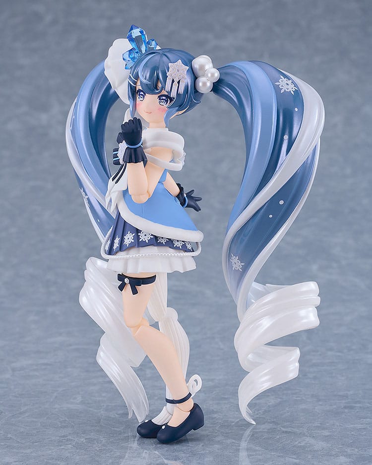 Character Vocal Series 01 Hatsune Miku Snow Miku Crystal Snow Ver. Figma Actionfigur