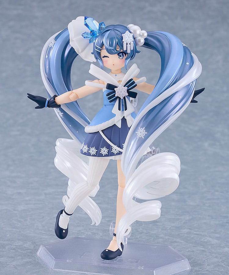 Character Vocal Series 01 Hatsune Miku Snow Miku Crystal Snow Ver. Figma Actionfigur