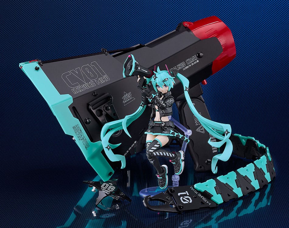 Character Vocal Series 01 Hatsune Miku Plamatea Chuocho Tactical Craft Ver. Plastic Model Kit