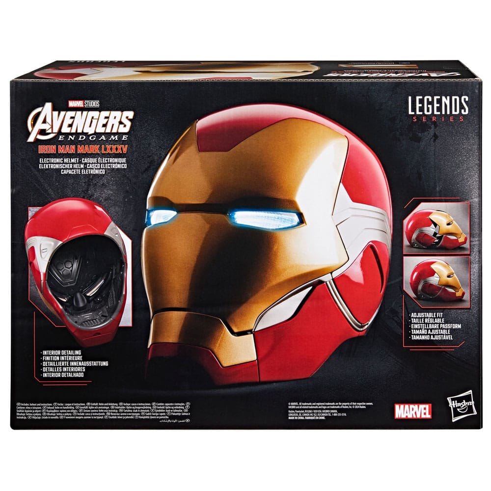 Avengers Endgame Marvel Legends Elektronischer Helm Iron Man Mark LXXXV