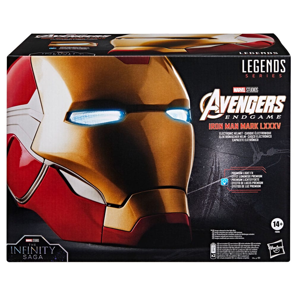 Avengers Endgame Marvel Legends Elektronischer Helm Iron Man Mark LXXXV