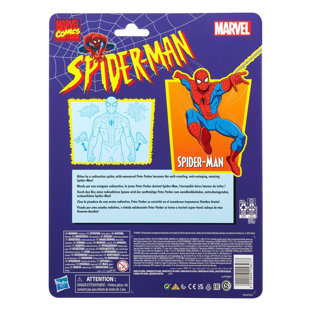 Marvel Legends Spider-Man Retro Spider-Man Actionfigur