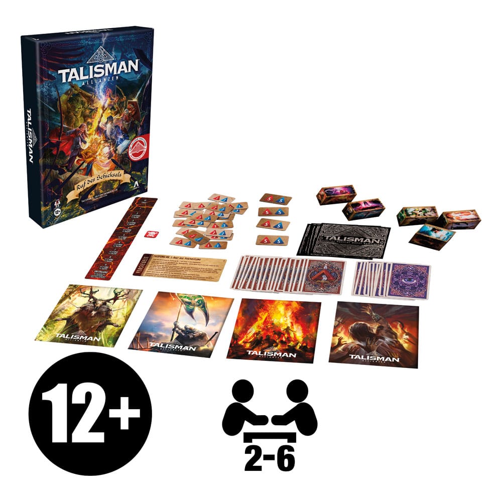 Talisman Allianzen Ruf des Schicksals Deutsche Version Brettspiel-Erweiterung