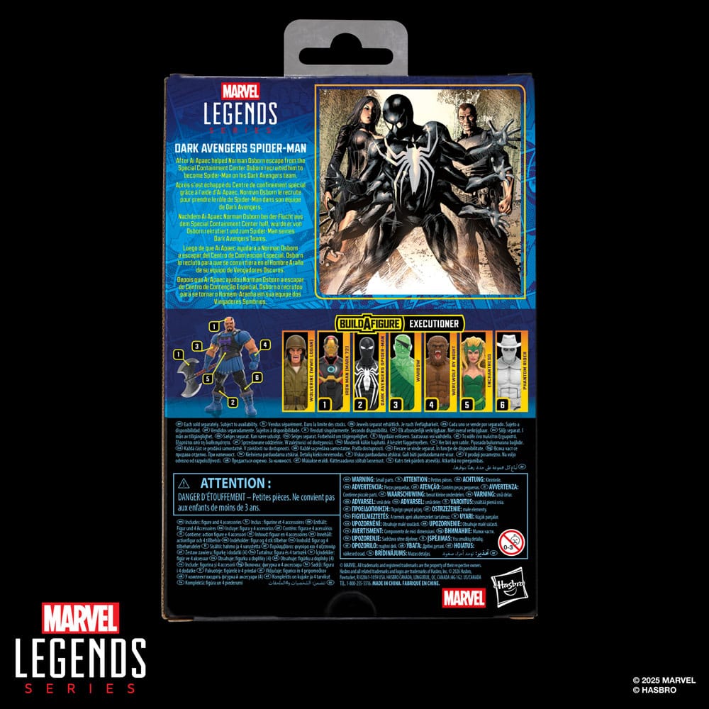 Marvel Legends Dark Avengers Spider-Man Executioner Actionfigur