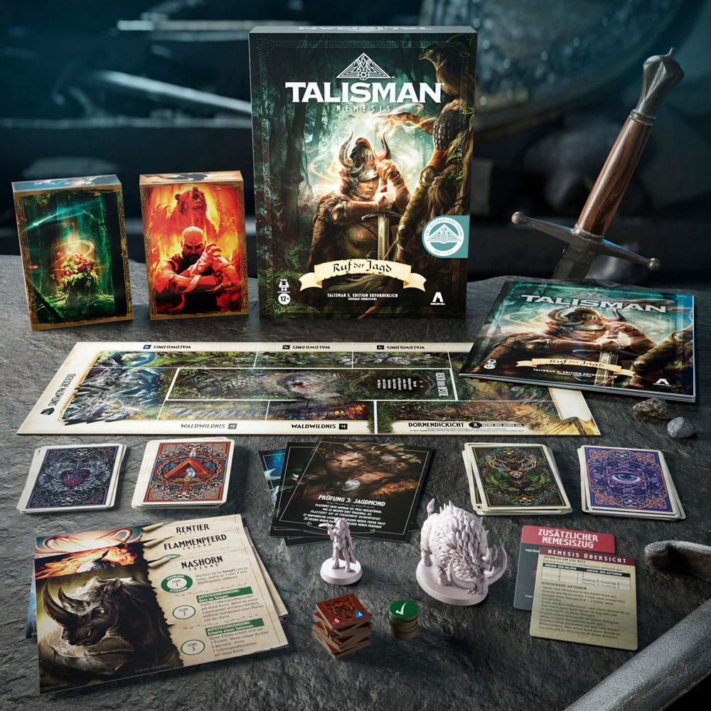 Talisman Nemesis Ruf der Jagd Brettspiel Erweiterung Deutsche Version