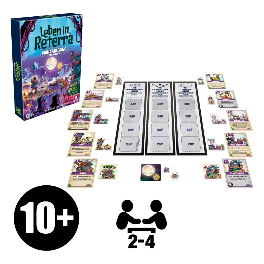 Leben in Reterra Mondaufgang *Deutsche Version* Brettspiel-Erweiterung