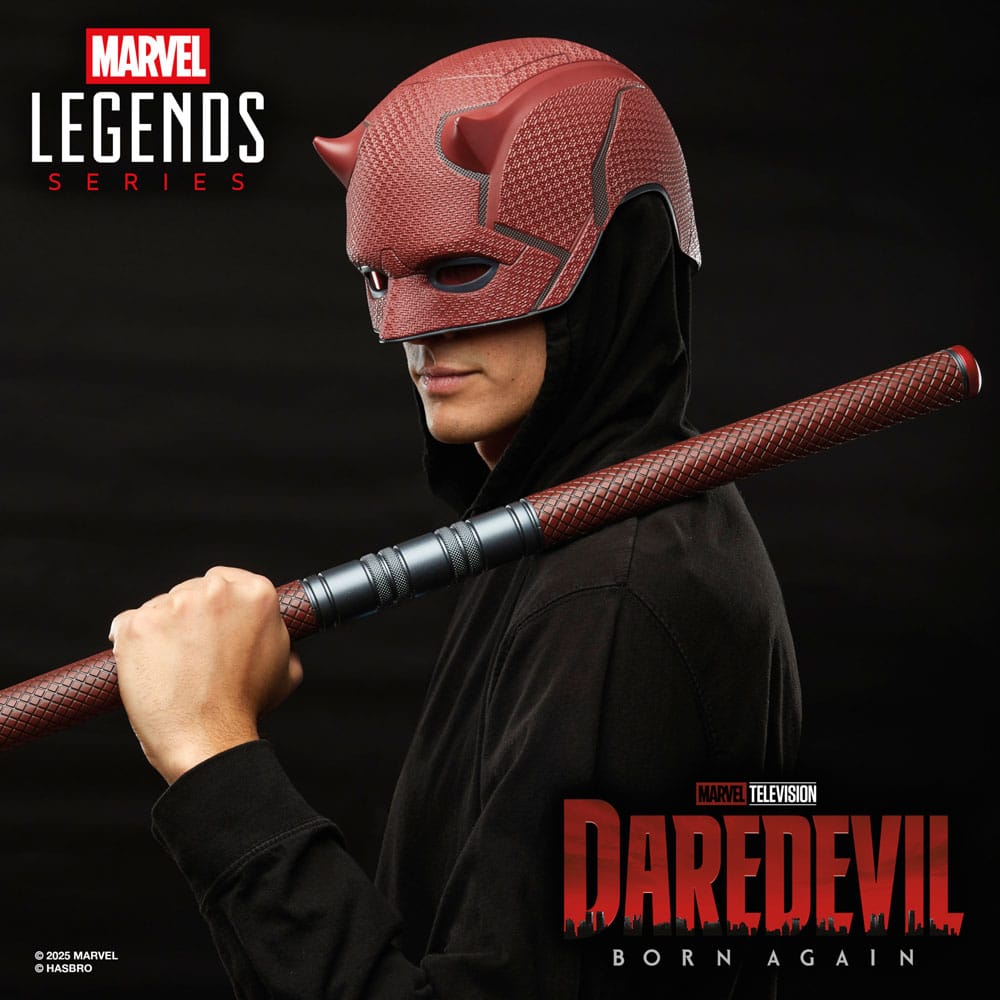 Daredevil Born Again Premium Roleplay Maske Und Schlagstock