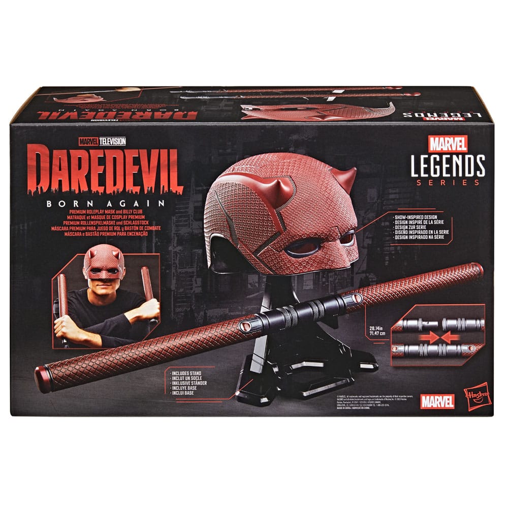 Daredevil Born Again Premium Roleplay Maske Und Schlagstock