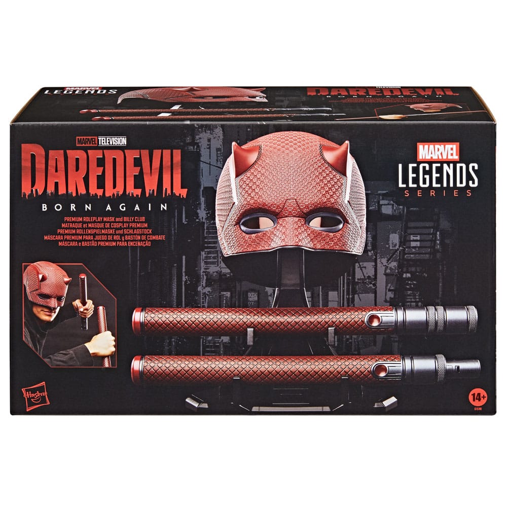 Daredevil Born Again Premium Roleplay Maske Und Schlagstock
