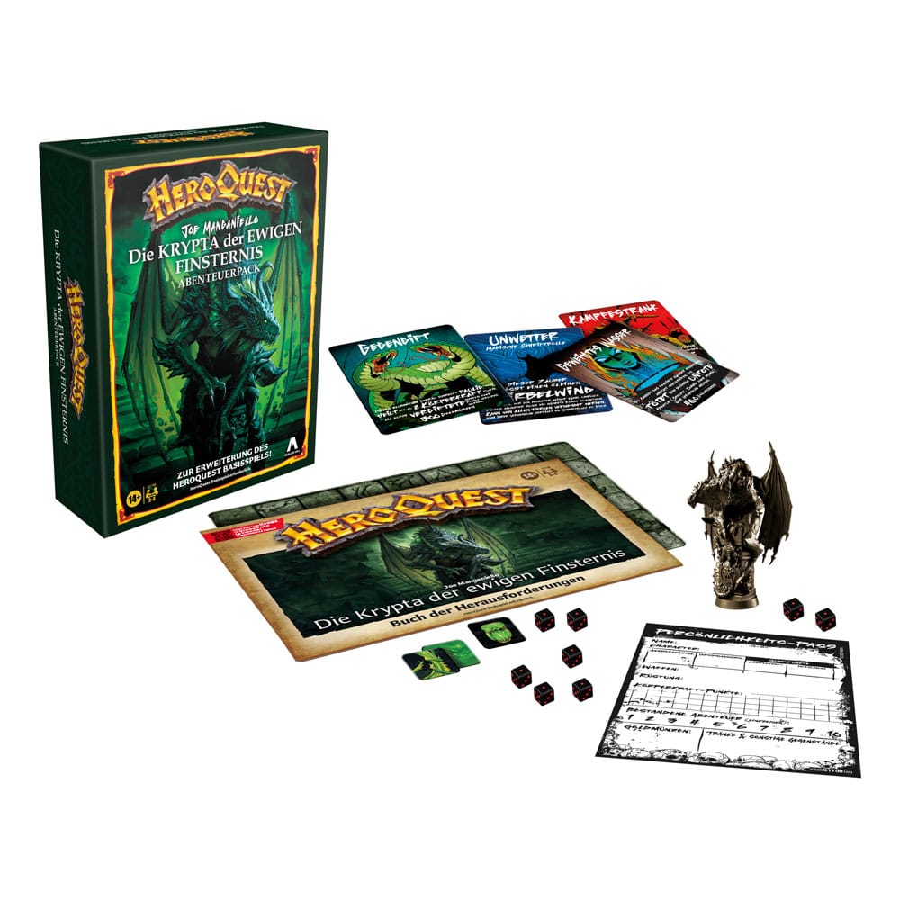 HeroQuest Die Krypta der ewigen Finsternis Abenteuerpack *Deutsche Version* Brettspiel-Erweiterung