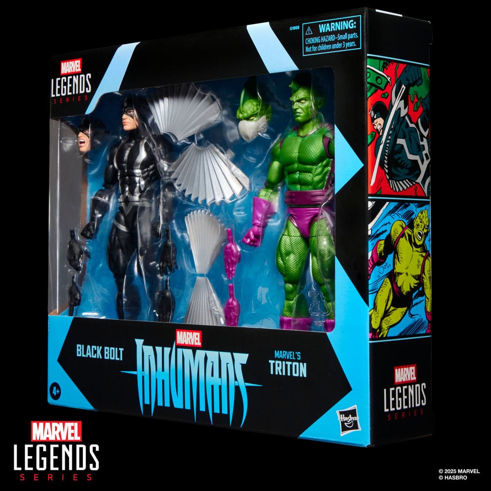 Inhumans Marvel Black Bolt Triton 2er-Pack Actionfiguren