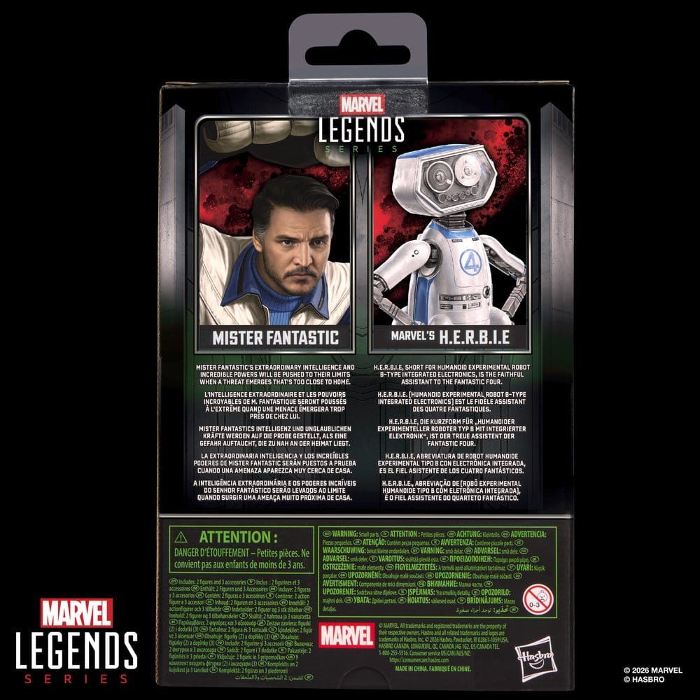 Avengers Doomsday Mister Fantastic & Marvel's H.E.R.B.I.E. Marvel Legends 2er-Pack Actionfiguren