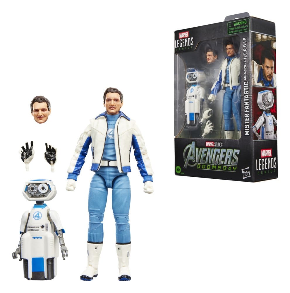 Avengers Doomsday Mister Fantastic & Marvel's H.E.R.B.I.E. Marvel Legends 2er-Pack Actionfiguren