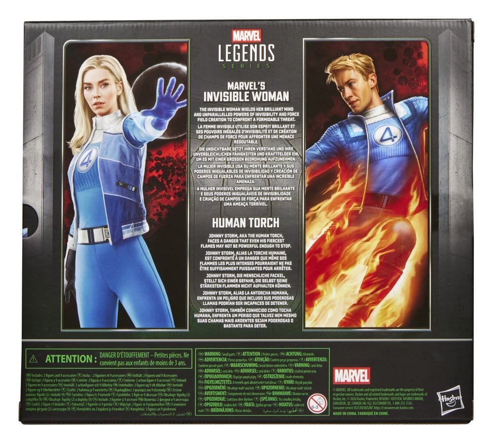 Avengers Doomsday Marvel's Invisible Woman & Human Torch Marvel Legends 2er-Pack Actionfiguren