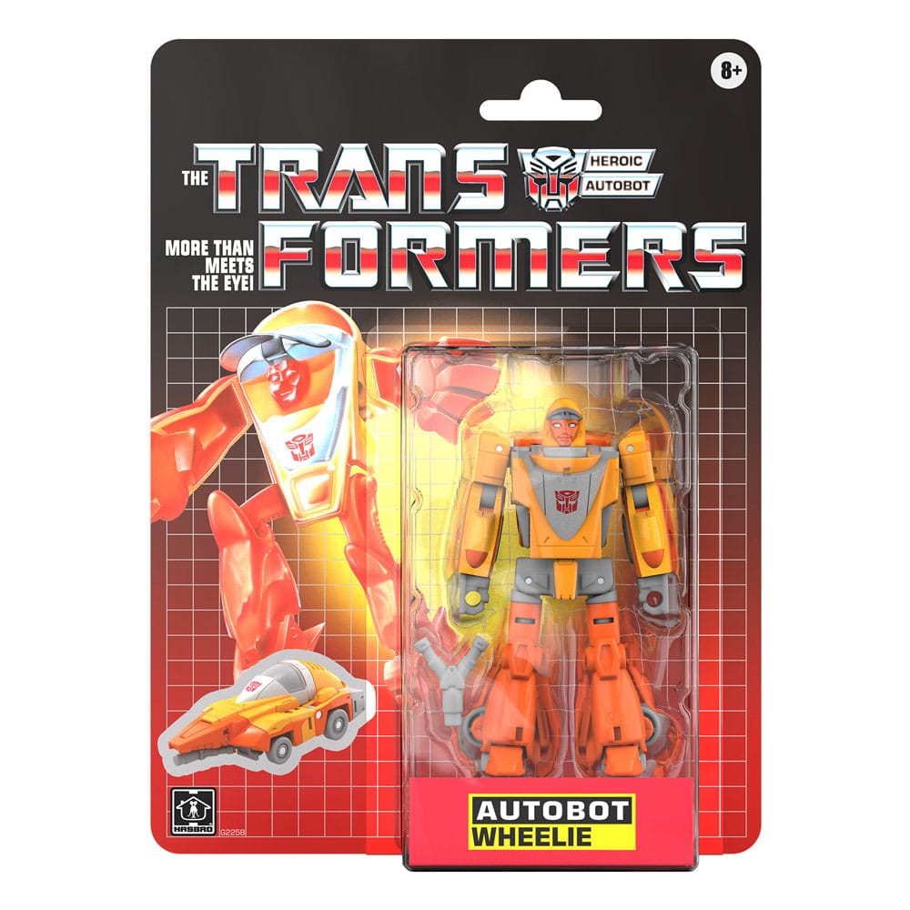 The Transformers Retro G1 Autobot Wheelie Actionfigur