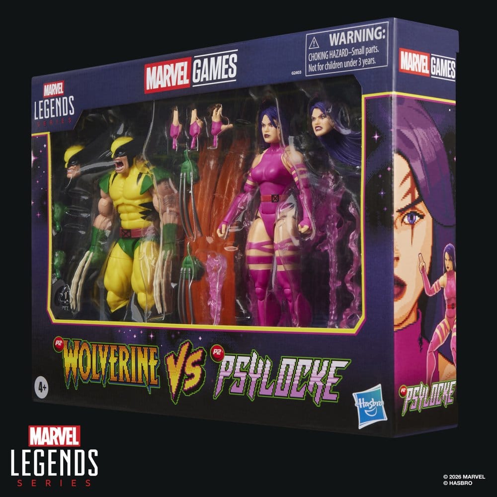 Marvel Games Wolverine & Psylocke 2er-Pack Marvel Legends Actionfiguren
