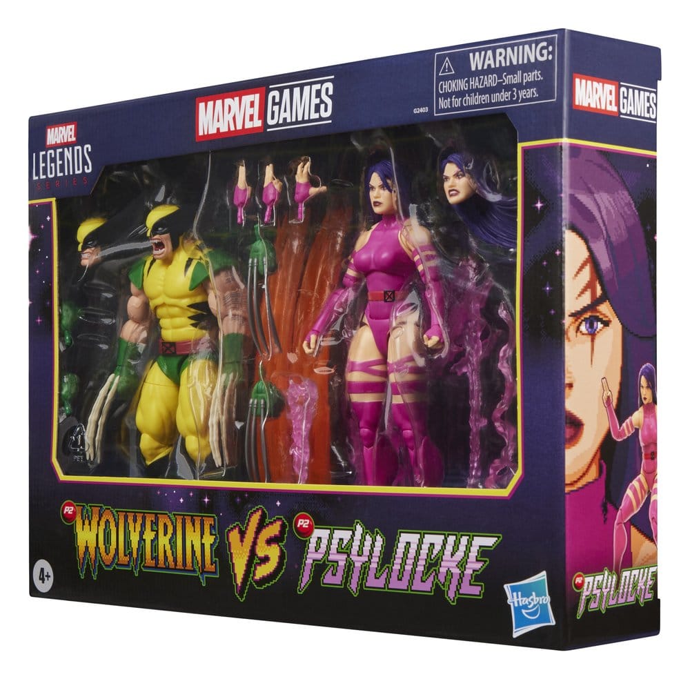 Marvel Games Wolverine & Psylocke 2er-Pack Marvel Legends Actionfiguren