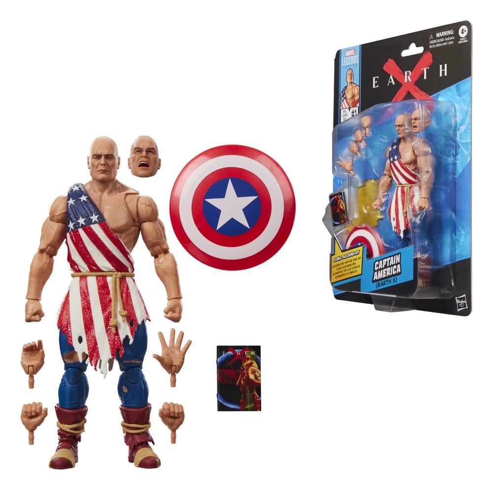Earth X Captain America Marvel Legends Actionfigur