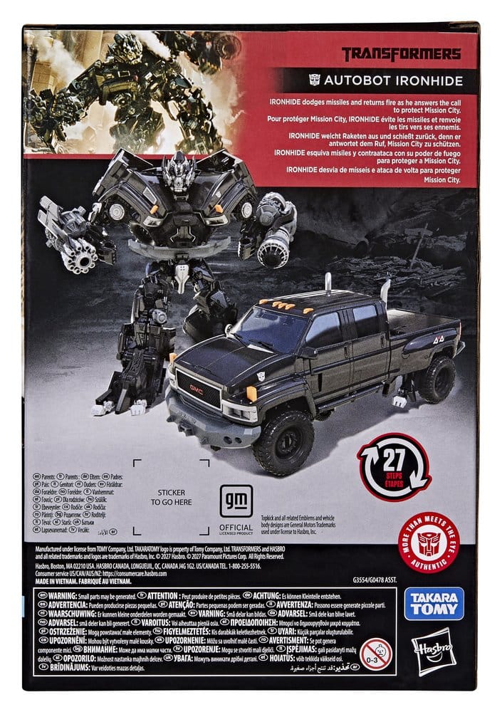 Transformers Ironhide Studio Series Voyager Class Actionfigur