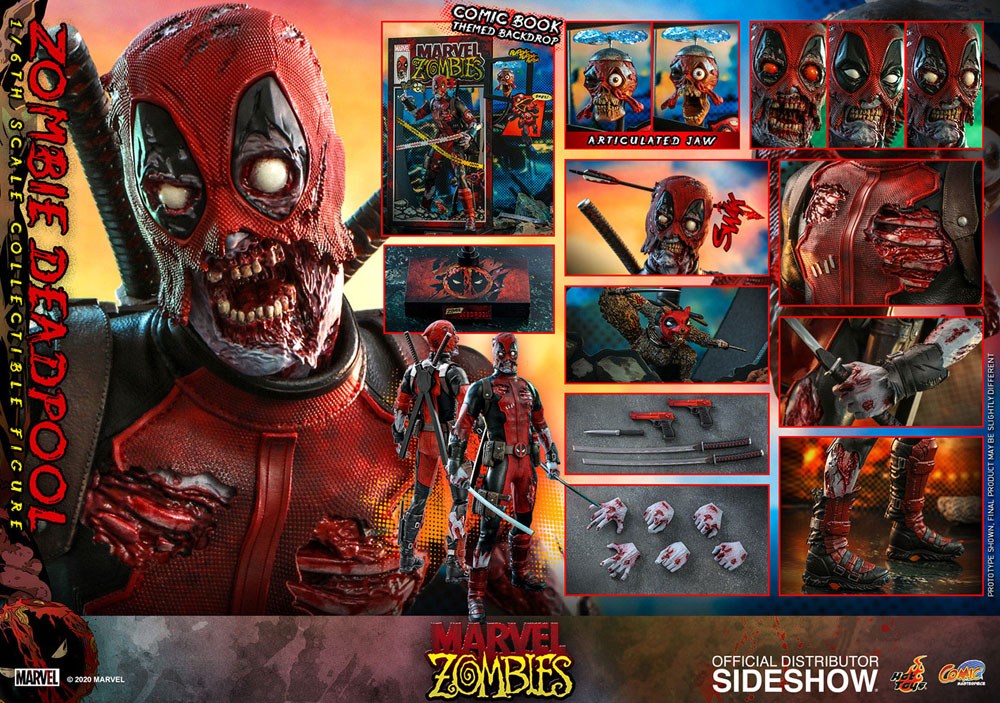 Zombie Deadpool Marvel 1/6 Actionfigur