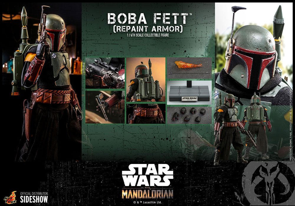 Star Wars The Mandalorian Boba Fett (Repaint Armor) 1/6 Actionfigur 30 cm