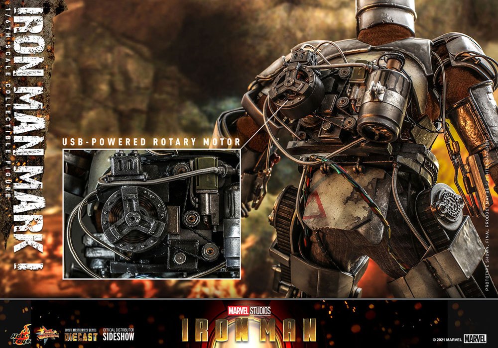 Iron Man Movie Masterpiece Actionfigur 1/6 Iron Man Mark I 30 cm