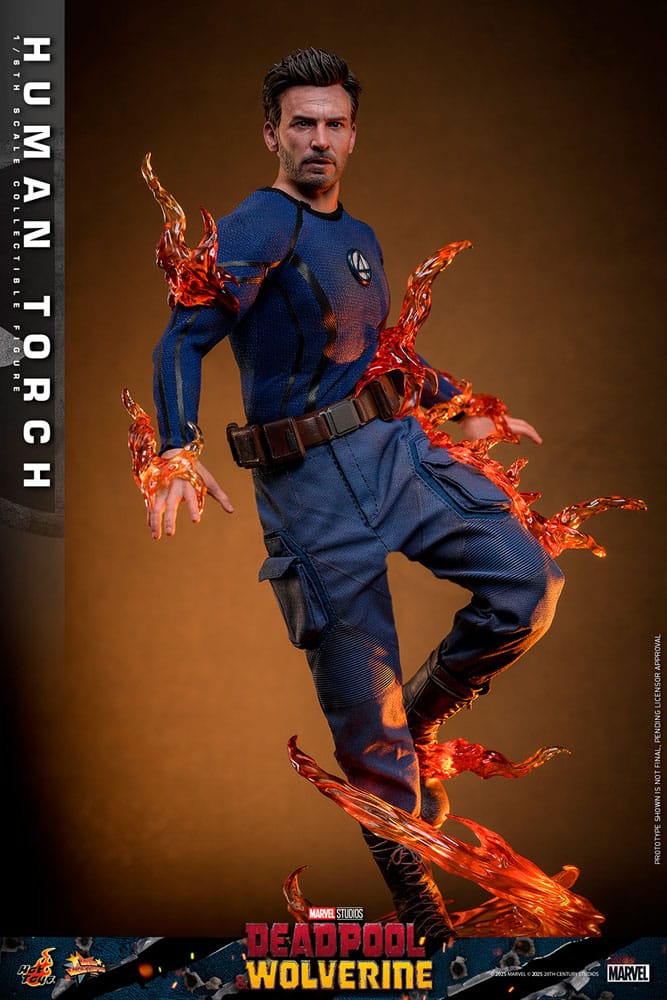 Deadpool & Wolverine Human Torch 1/6 Actionfigur