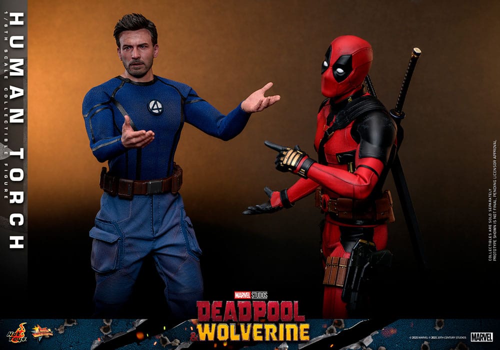 Deadpool & Wolverine Human Torch 1/6 Actionfigur