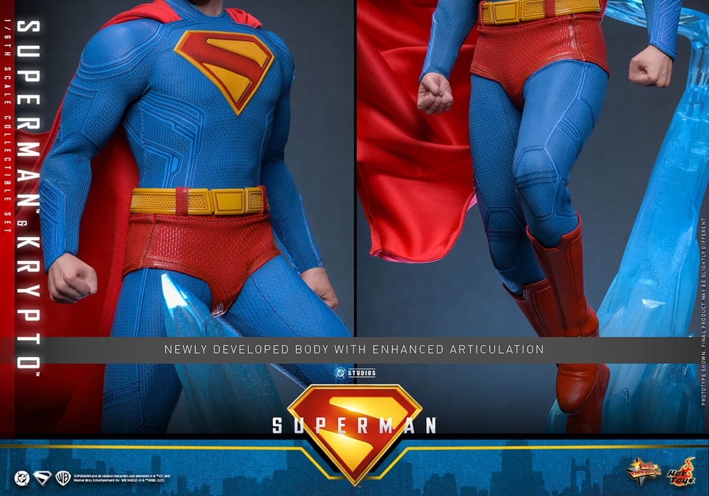 Superman (2025) Superman & Krypto 1/6 Actionfigur