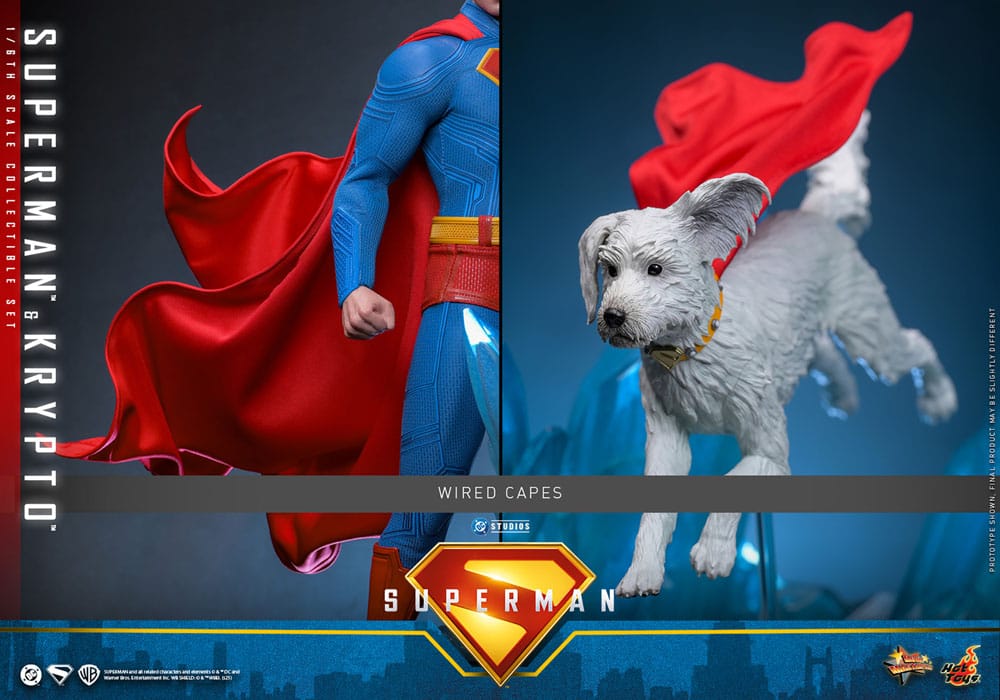 Superman (2025) Superman & Krypto 1/6 Actionfigur