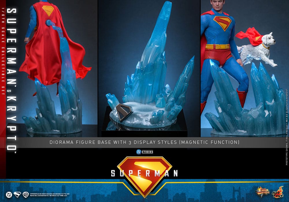 Superman (2025) Superman & Krypto 1/6 Actionfigur
