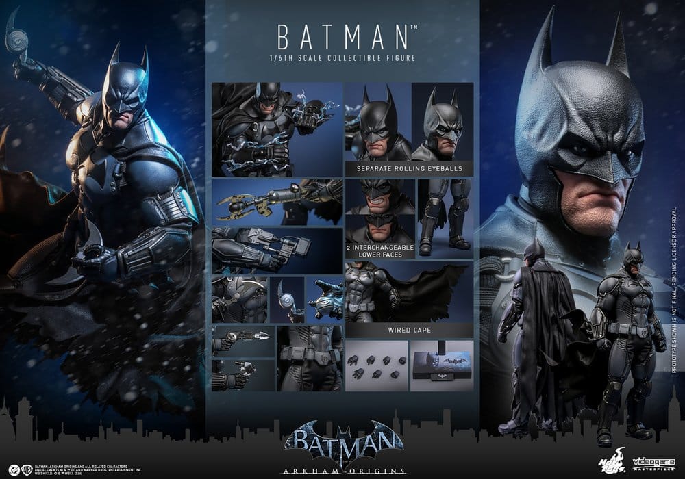 Batman Arkham Origins Batman 1/6 Actionfigur