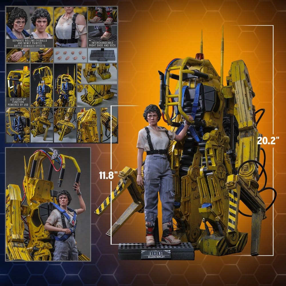 Alien Ellen Ripley und Power Loader 1/6 Figuren Set