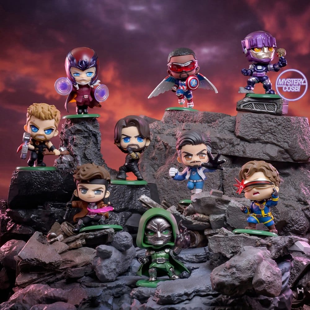 Marvel Avengers Doomsday Blind Box Display (8) Cosbi Minifiguren