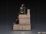 Star Wars The Mandalorian Boba Fett & Fennec on Throne Deluxe Art Scale Statue