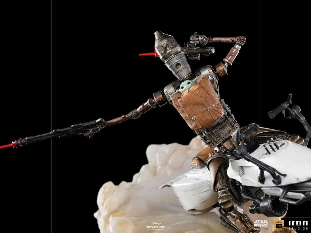 Star Wars The Mandalorian  IG-11 & The Child Deluxe Art Scale Statue