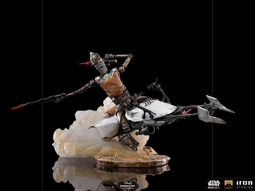 Star Wars The Mandalorian  IG-11 & The Child Deluxe Art Scale Statue