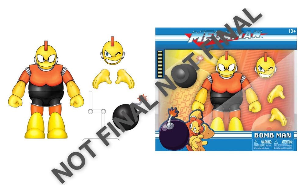 Mega Man Bomb Man Actionfigur