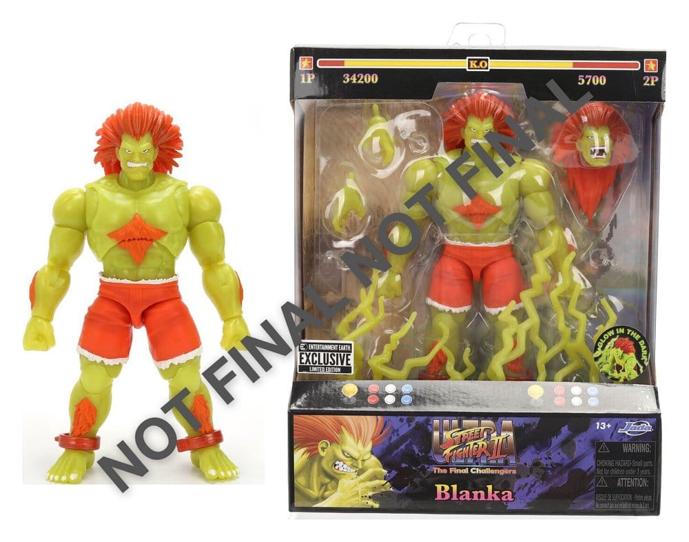 Street Fighter II Blanka GID Actionfigur