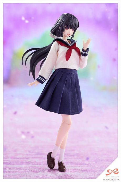 Sousaishojoteien Kiru Pla Kuon Yakushiji Touou High School Uniform 1/10 Plastic Model Kit