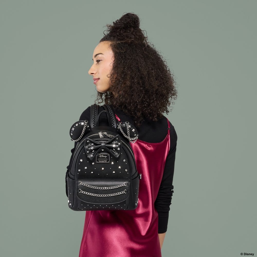 Minnie Mouse Studs & Chains by Loungefly Mini Rucksack