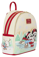 Mickey & Friends Ice Skating mit Haarband Halterung by Loungefly Mini Rucksack