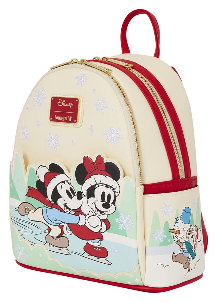 Mickey & Friends Ice Skating mit Haarband Halterung by Loungefly Mini Rucksack
