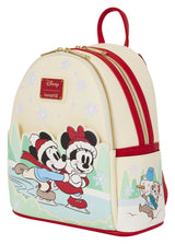 Mickey & Friends Ice Skating mit Haarband Halterung by Loungefly Mini Rucksack