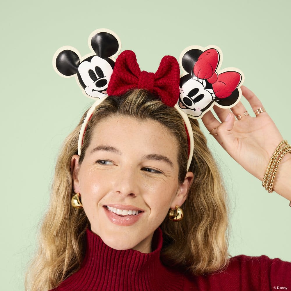 Mickey & Minnie Knit Bow by Loungefly Haarreif