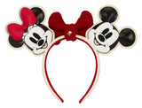 Mickey & Minnie Knit Bow by Loungefly Haarreif