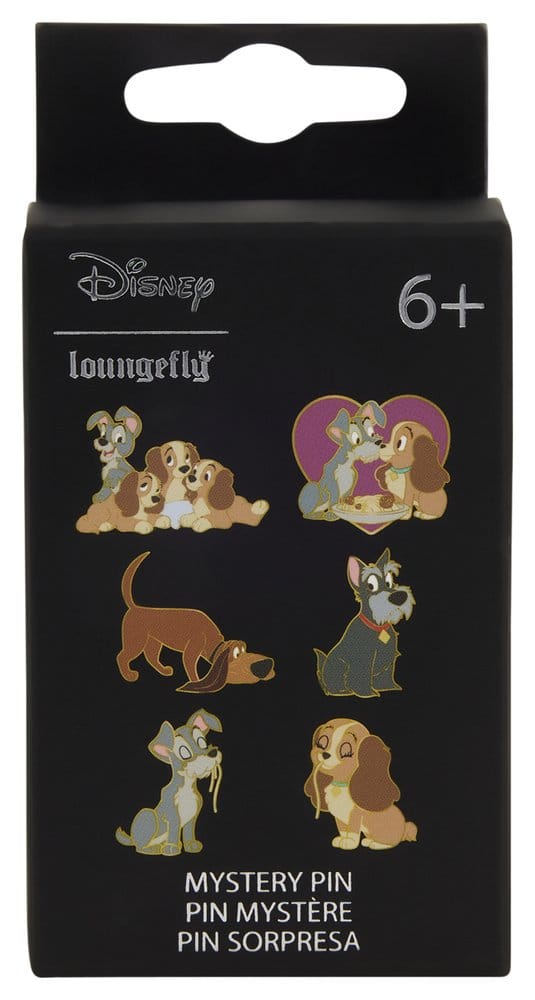 Disney Lady and the Tramp Blind Display (12) by Loungefly Ansteck-Pins